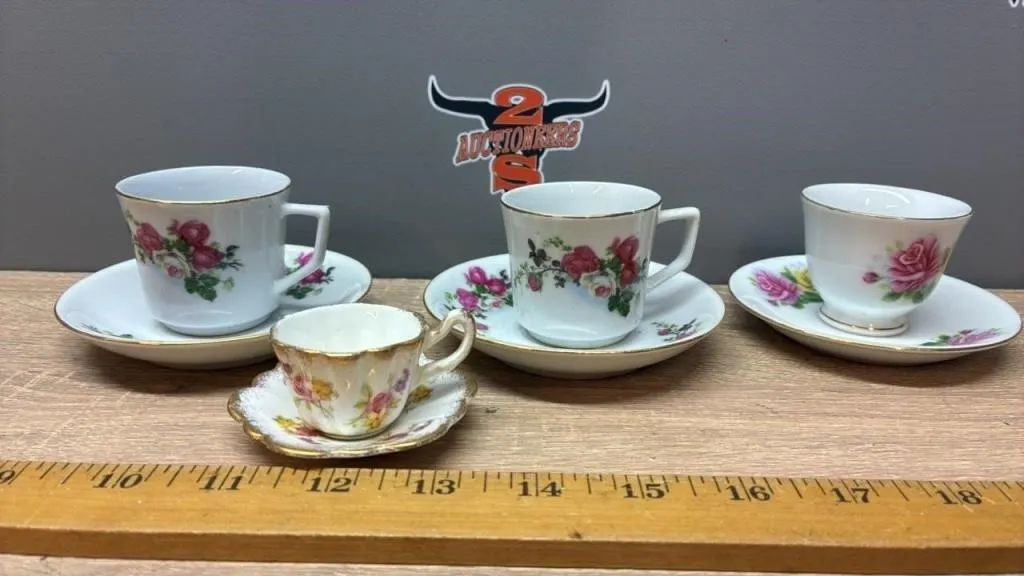 4 Tiny Teacups.
