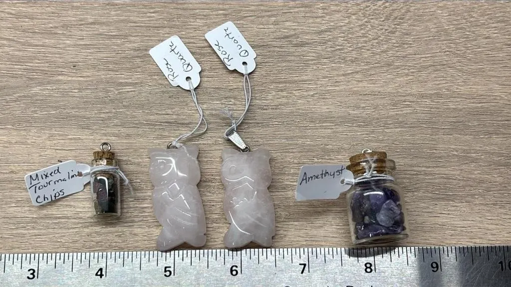 3 Stone Pendants. *SC