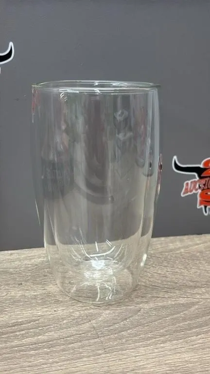 6 Insulated Glass Tumblers. Unused. *NO SHIPPING