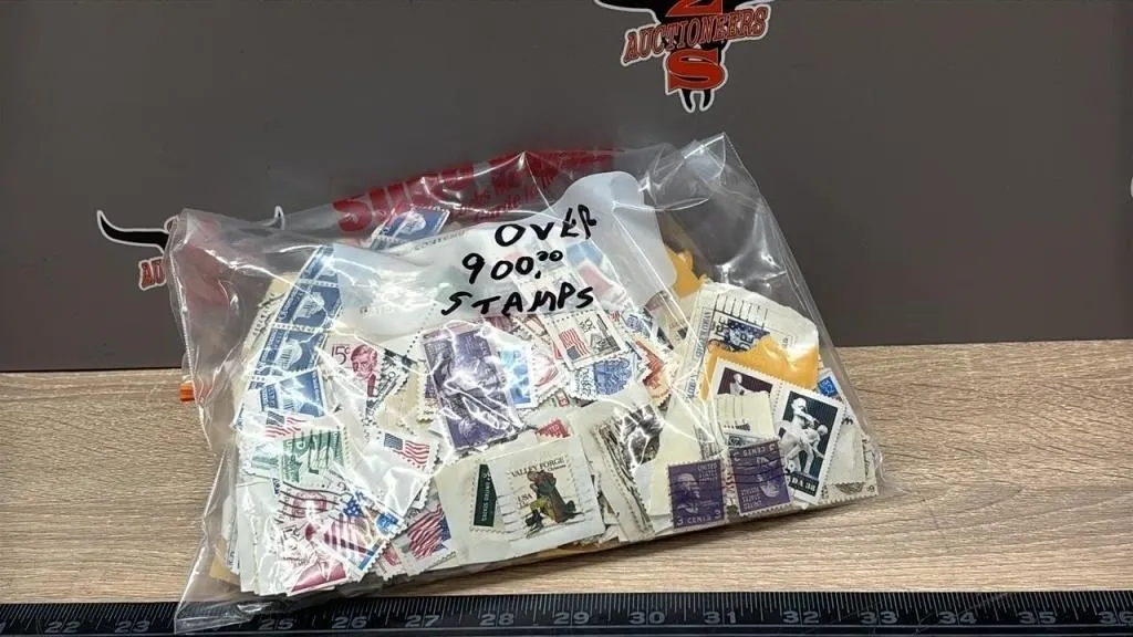 Quantity of Used Stamps.