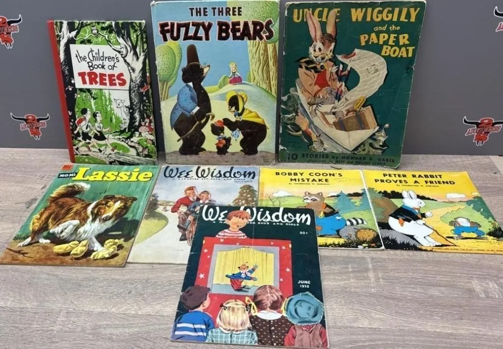 8 Asst. Vintage Children�s Books.