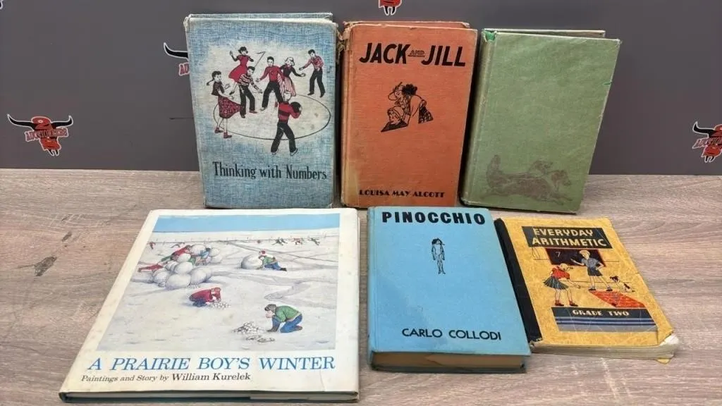 6 Vintage Classic Children�s Books.