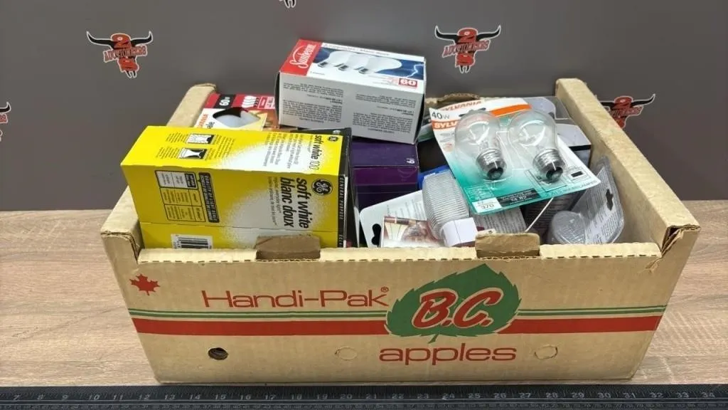 Box of Asst. Light Bulbs. *NO SHIPPING