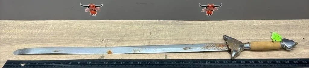 35� Decorative Sword. Rusty & Bent. *NO SHIPPING