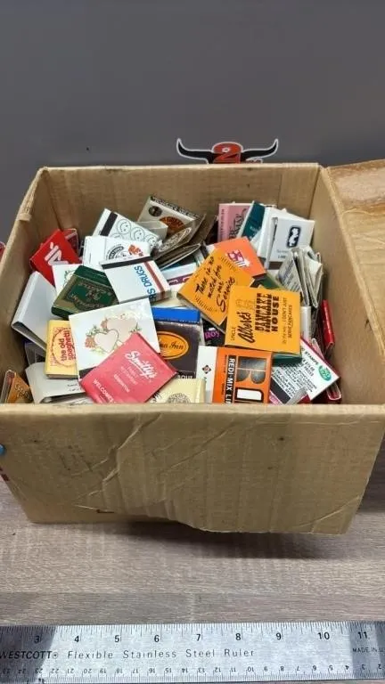 Box of Asst. Matchbooks.