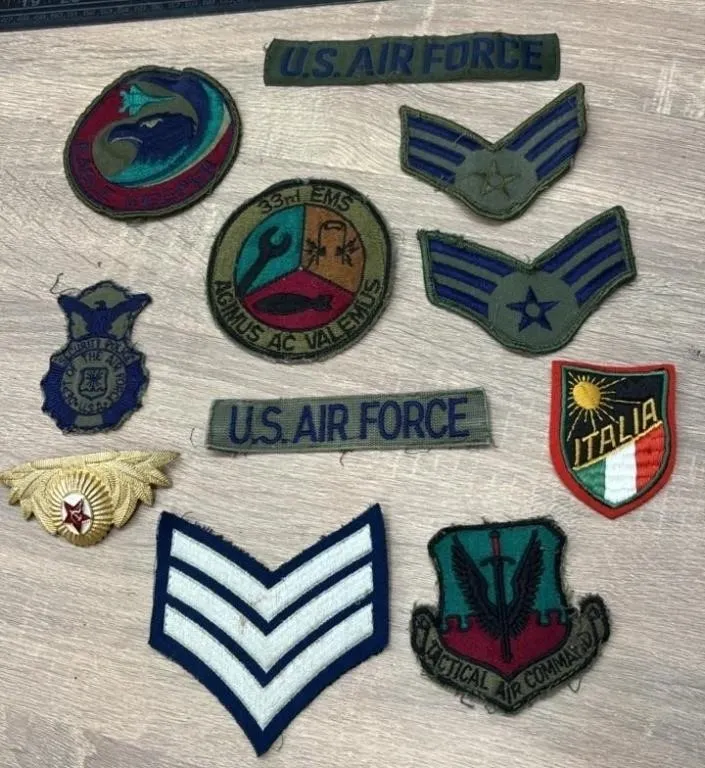 US Air Force & Asst. Badges.