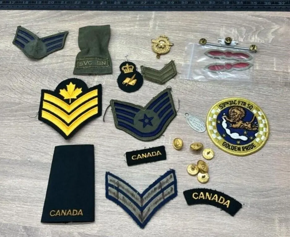 Asst. Canada Military Badges.