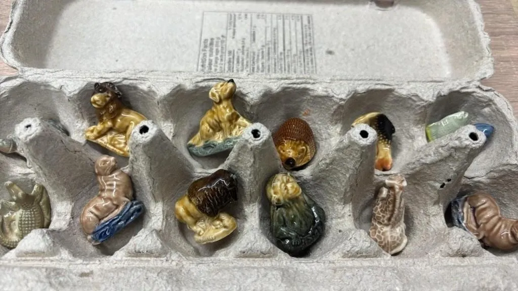 12PC Wade Ceramic Mini Figures.