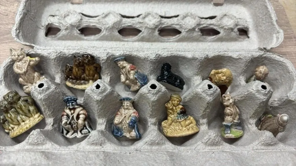 12PC Wade Ceramic Mini Figures.