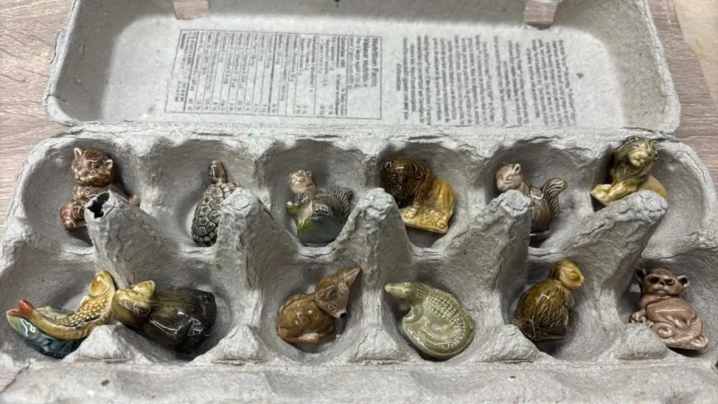 13PC Wade Ceramic Mini Figures.