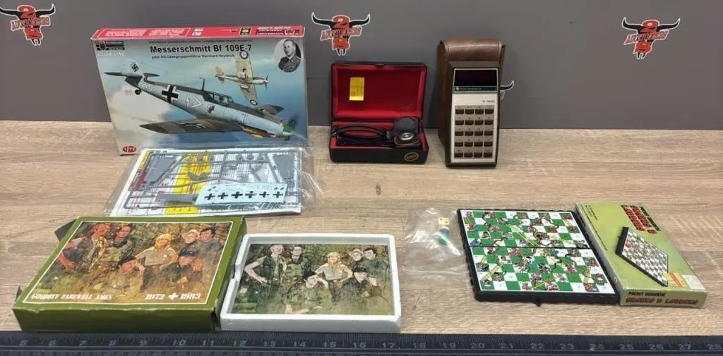 Snakes & Ladders, Calculator w/Case, Etc.