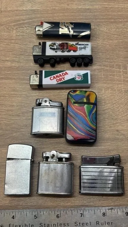 8 Asst. Lighters. *NO SHIPPING