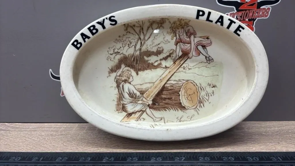 Antique Carlton Ware Baby Plate. *SC