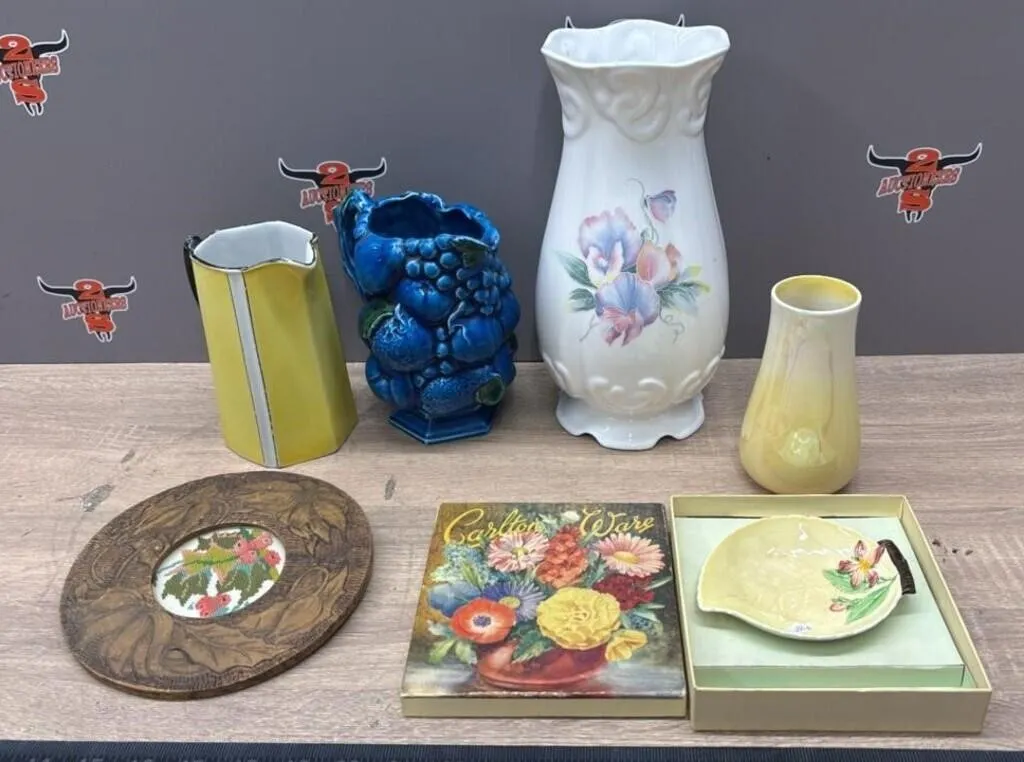 Vintage Decor Items - Vase, Pitchers, Etc.