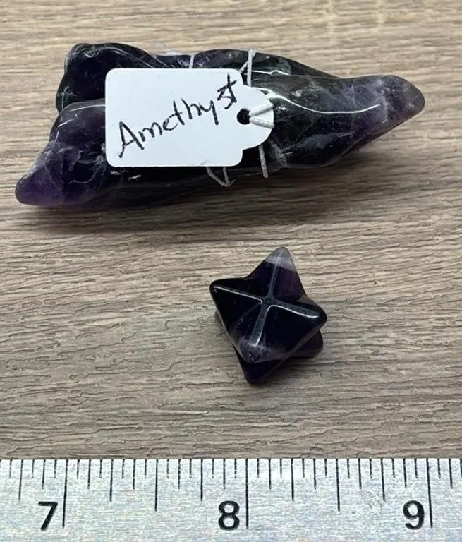 3 Amethyst Crystals. *SC