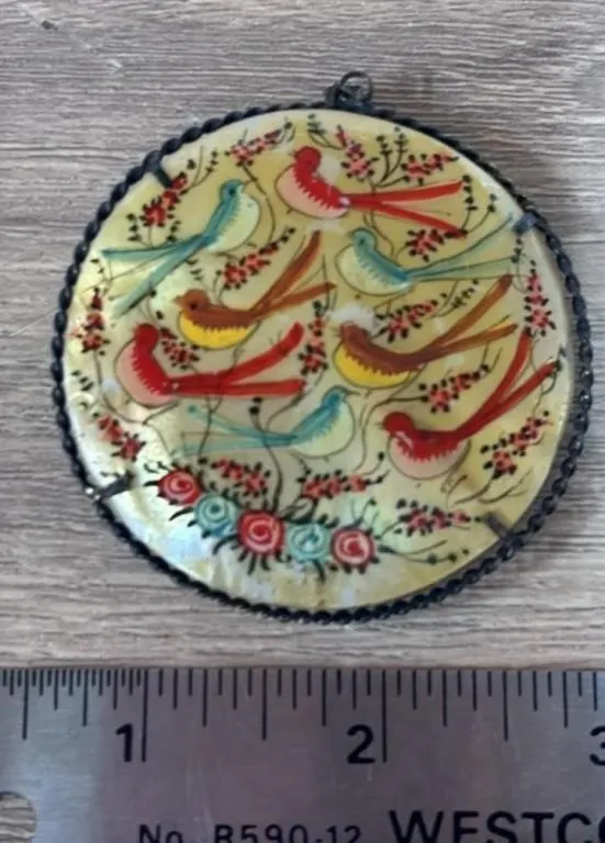 Vintage Abalone Shell Pendant. *SC