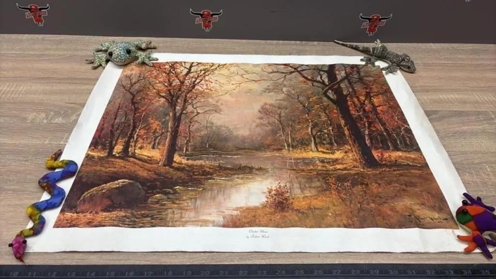 October Morn by Robert Wood, Print on Canvas