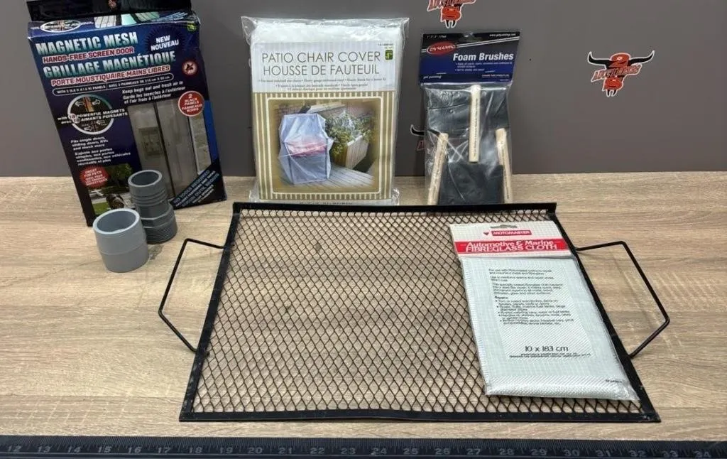 Asst. Garage Items - Patio Furniture Cover, Foam