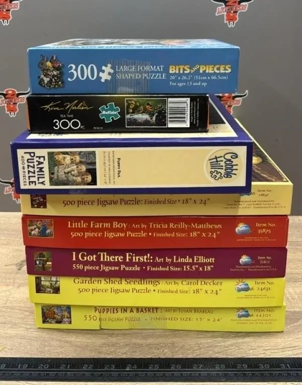 8 Asst. Puzzles.