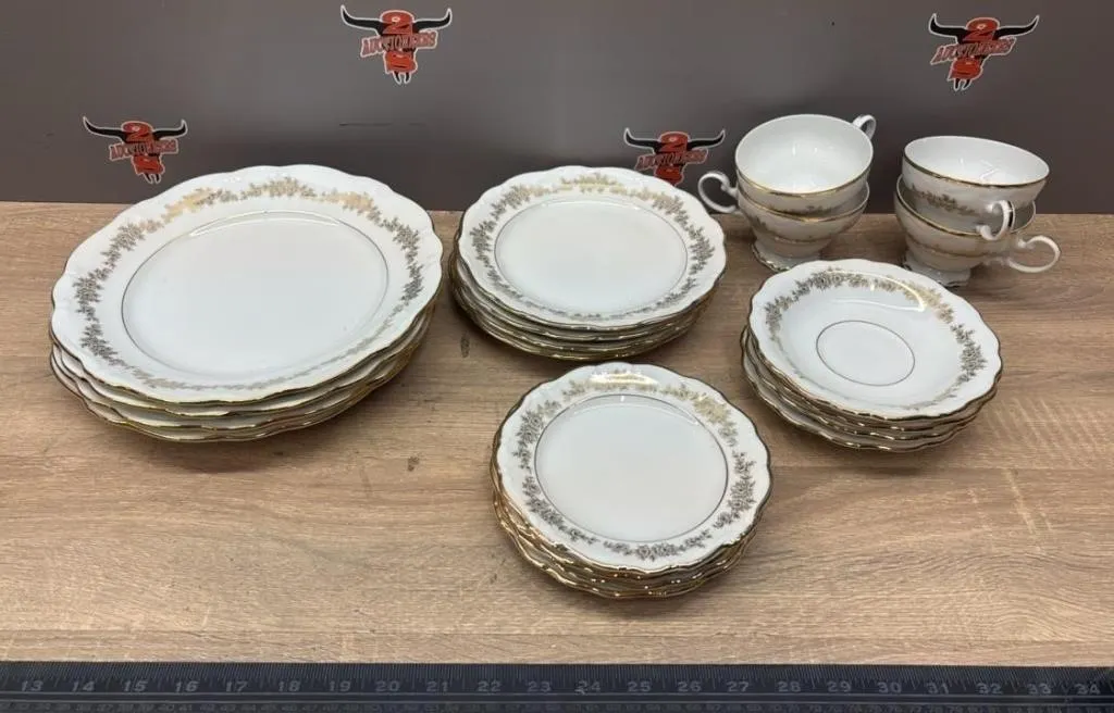 20Pc Queen Anne Royal Bavarian China Set.