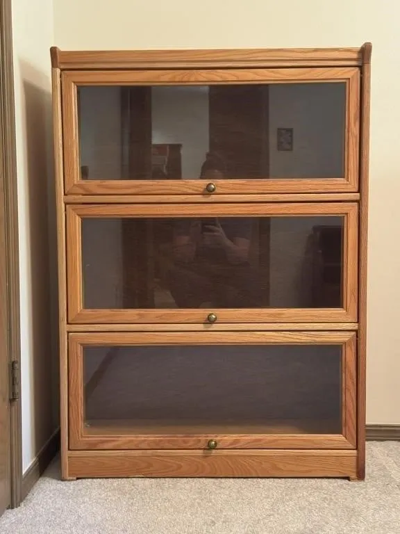 Wood Display Cabinet