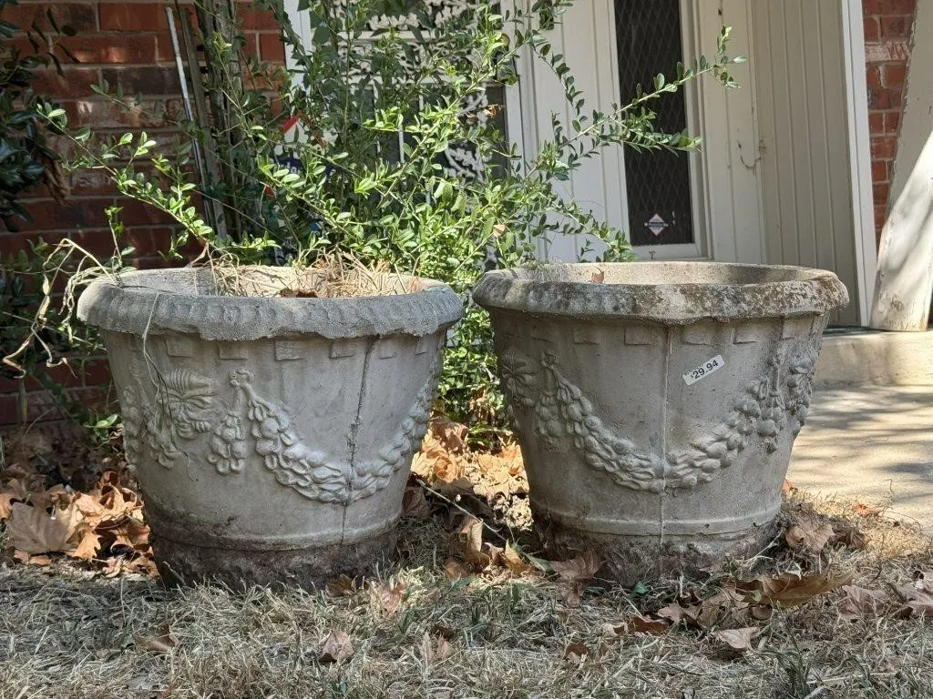 Concrete Flower Pots