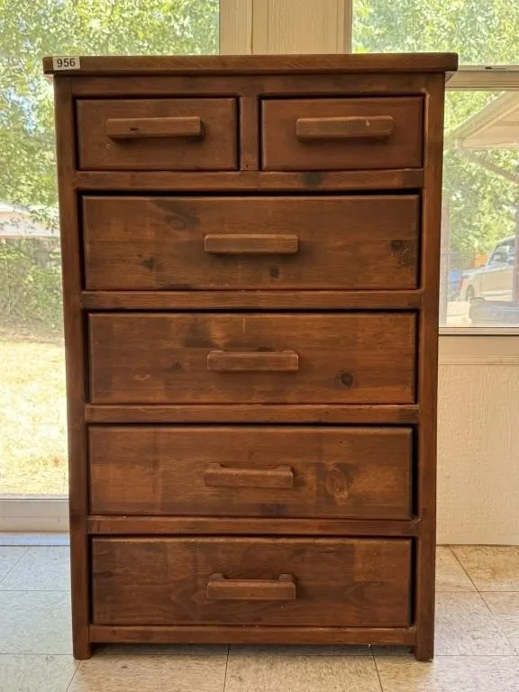Wood Chest of Drawers