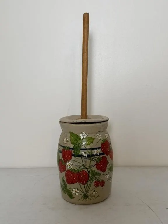 No. 2 Marshall Pottery Butter Churn