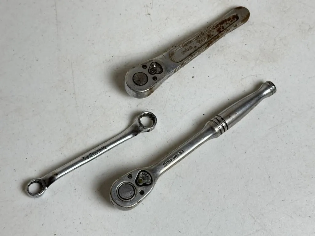 Snap-On Double Off-Set Box End Wrench & Ratchets