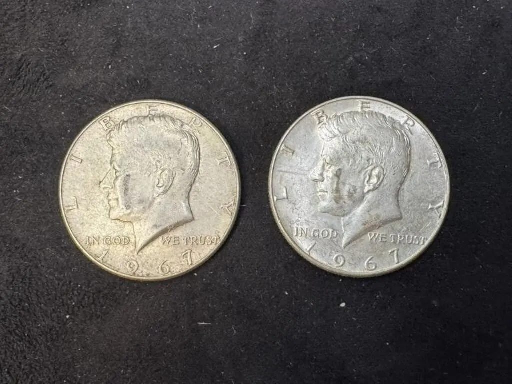 1967-P Kennedy Half Dollars