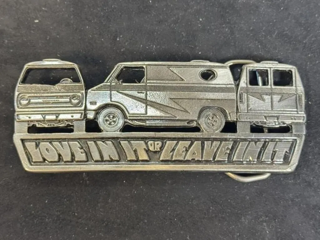 Love In It Or Leave In It Van Belt Buckle