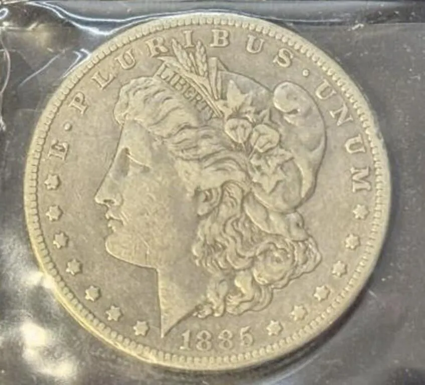 1885-S Morgan Silver Dollar