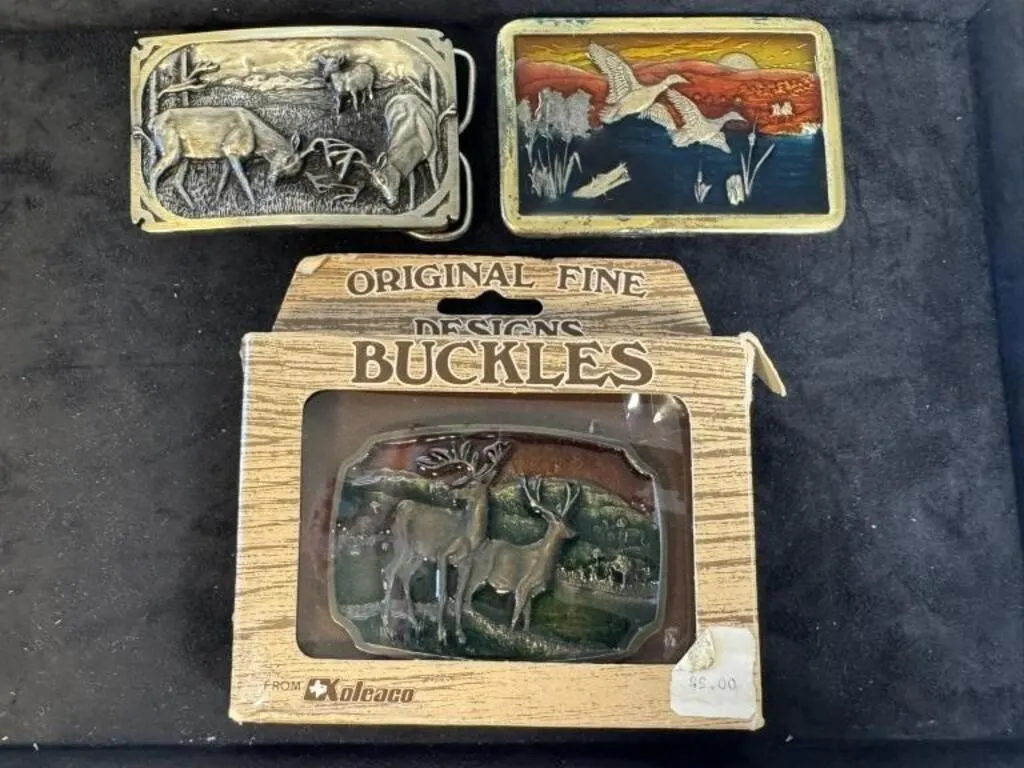 Hunting Theme Belt Buckles