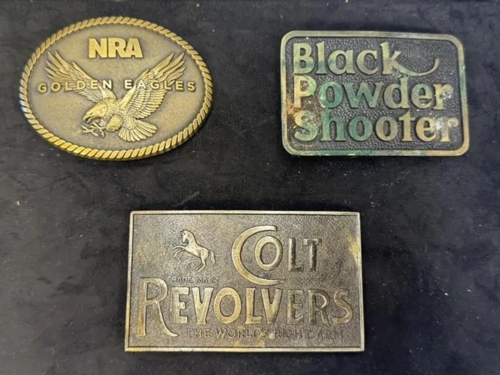 Firearm Theme Belt Buckles