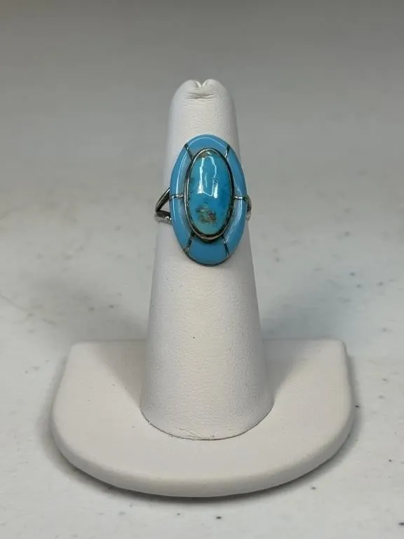 Sterling Silver & Turquoise Ring