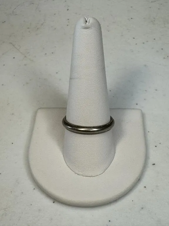 10 KT White Gold Wedding Band