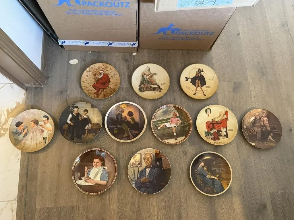 Norman Rockwell Collectible Plates & Mugs
