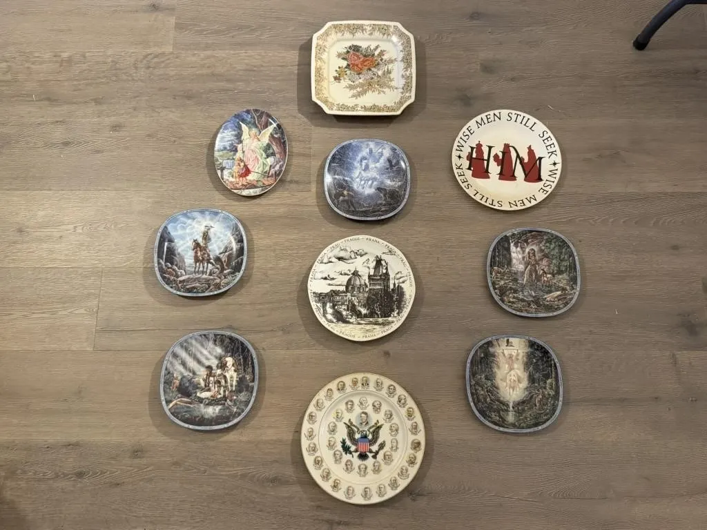 Assorted Decorative Plates