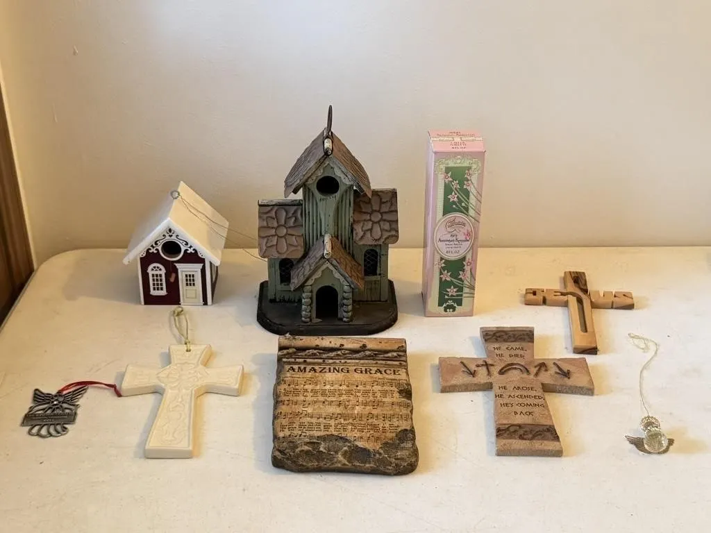 Crosses & Birdhouses