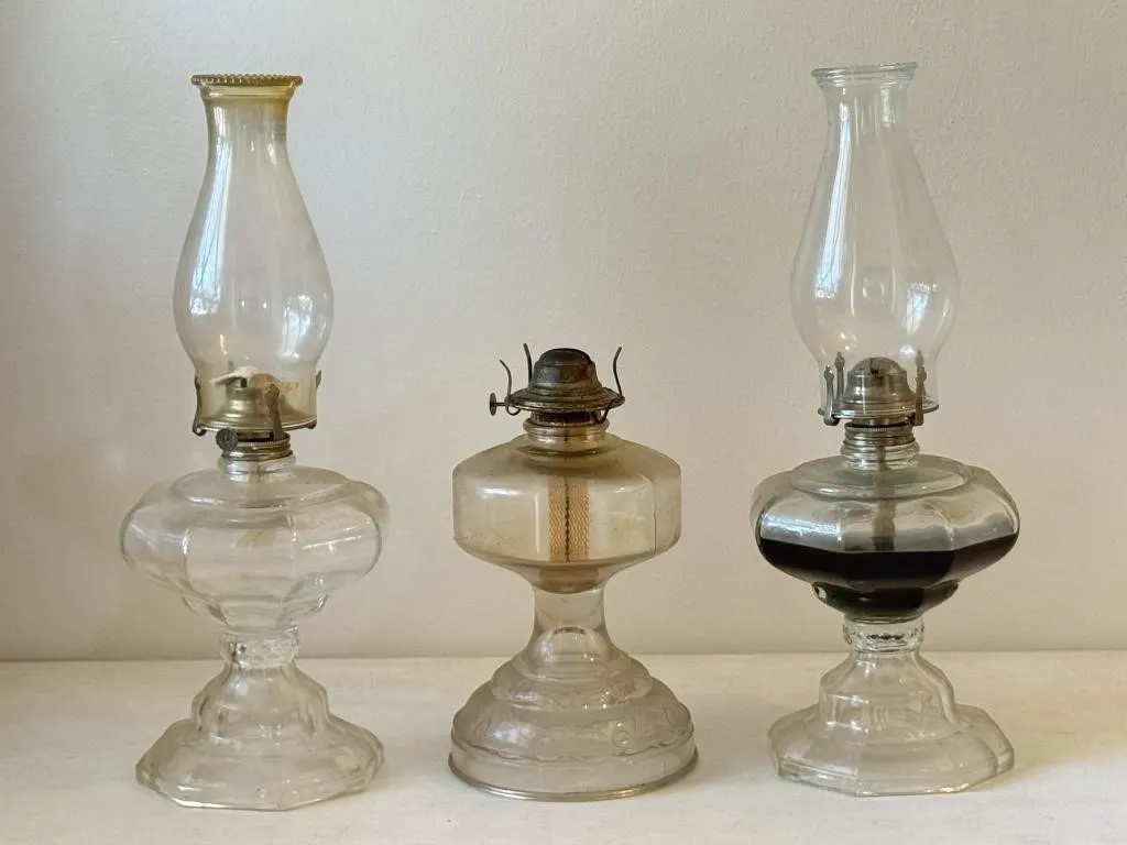 Glass Oil Lamps
