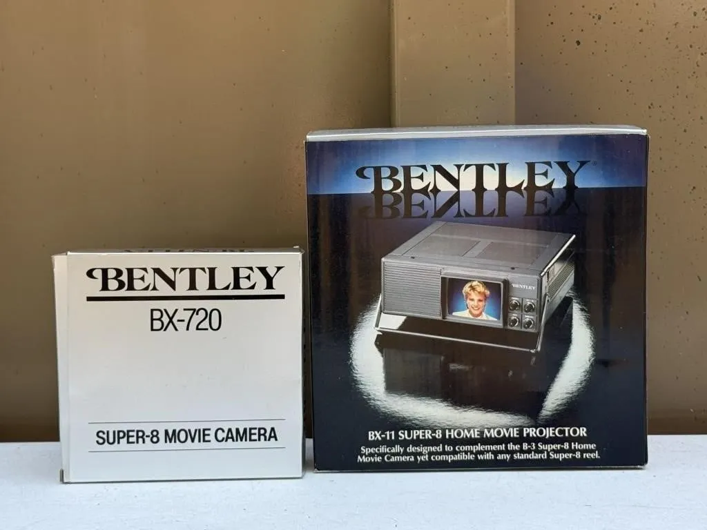Bentley Super-8 Movie Camera & Movie Projector