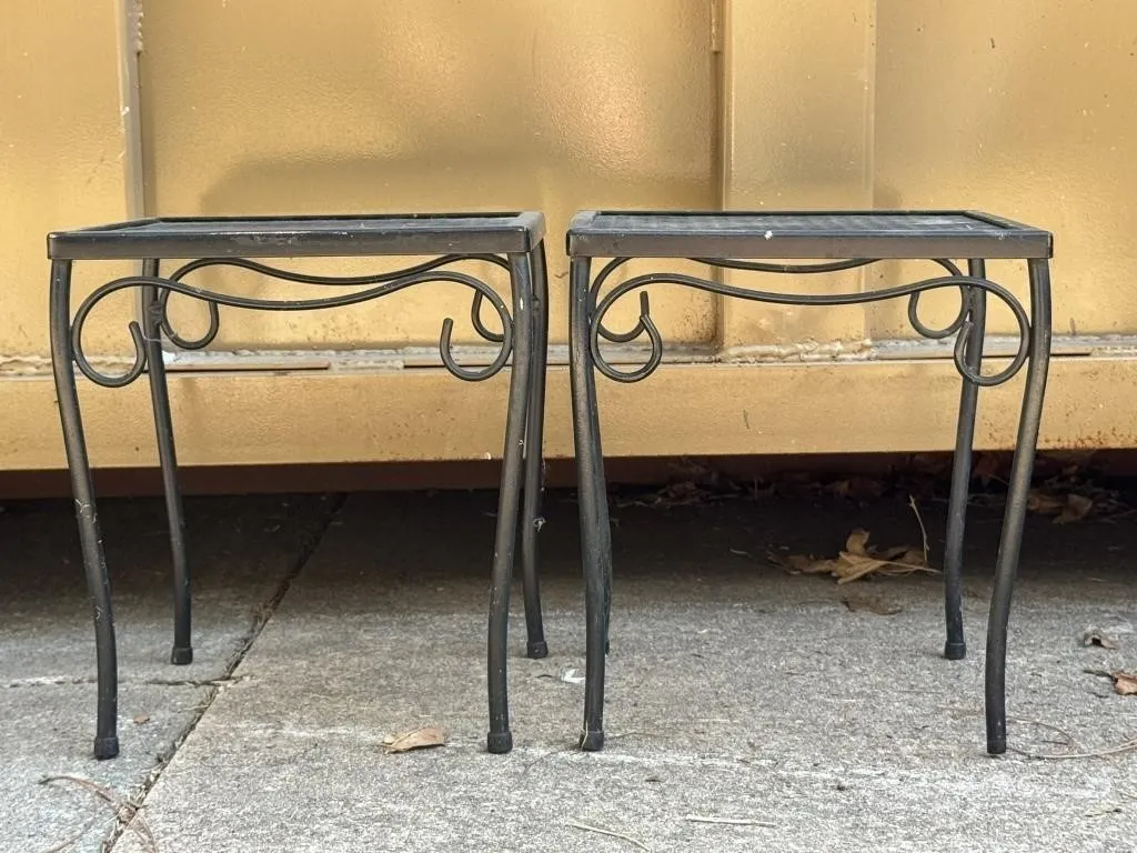 Metal Outdoor Side Tables