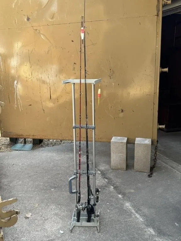Fishing Rods & Reels with Holder