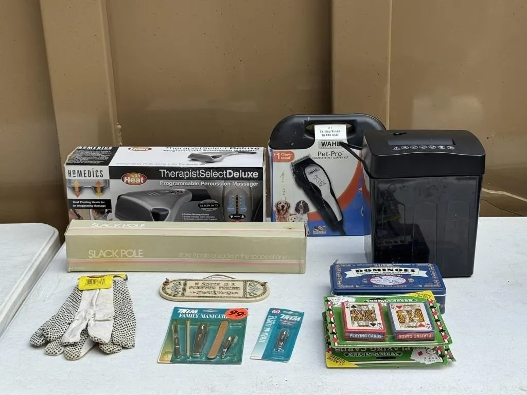 Pet Clippers, Massager & Paper Shredder