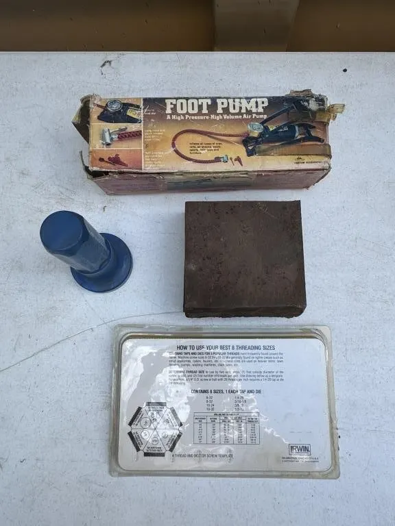 Threading Kit & Foot Pump