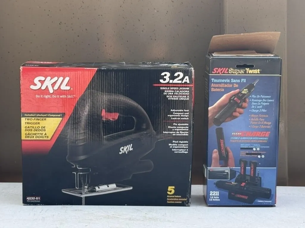 Skil Jigsaw & Cordless Screwdriver