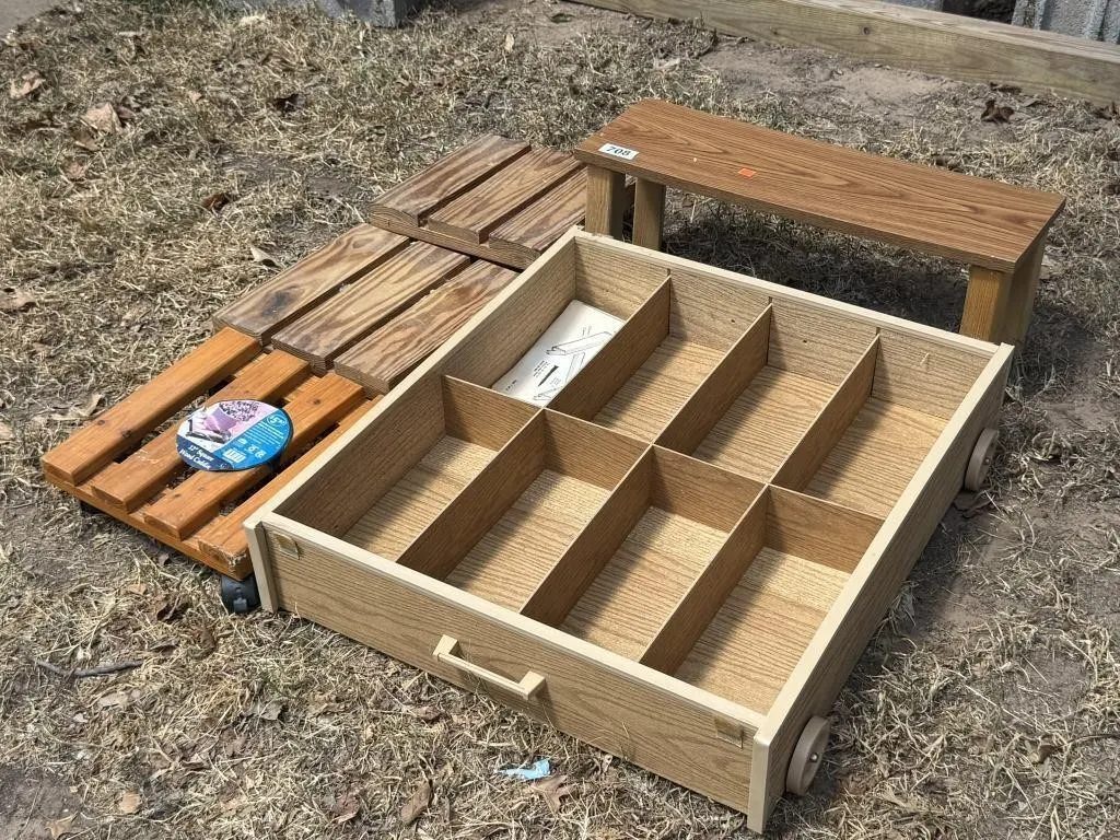 Planter Caddies & Under the Bed Storage Drawer