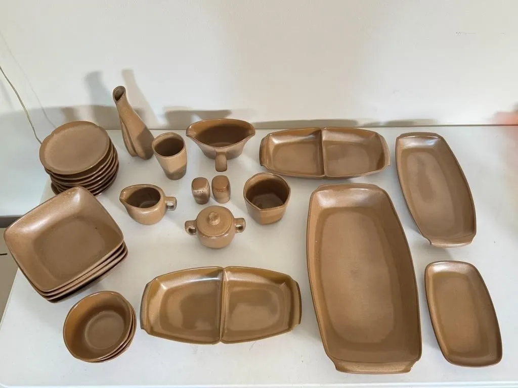 Frankoma Platters, Bowls & Vase