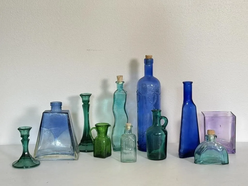 Colored Glass Bottles