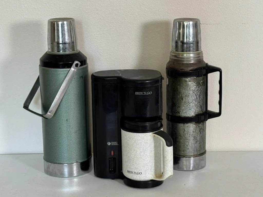 Stanley Thermos & Brew 'N Go Coffee Maker